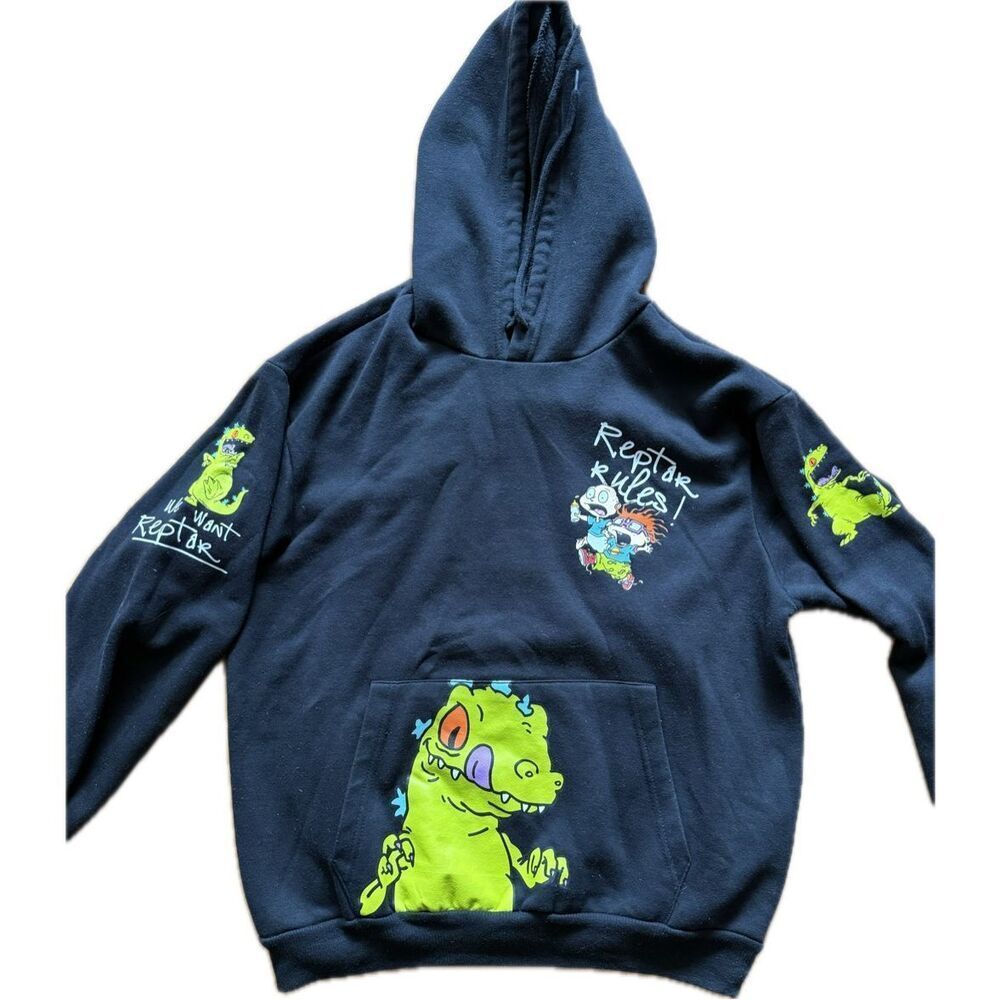 Rugrats Sweater 90’s Nickelodeon Reptar Hoodie Unisex Size L